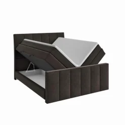 Betten-Boxspringbett Vertical 180 x 200 cm Schwarz