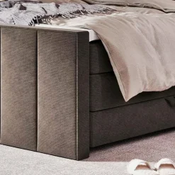 Betten-Boxspringbett Vertical 180 x 200 cm Schwarz