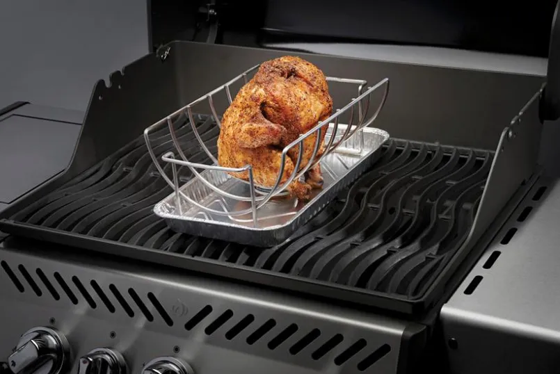 Napoleon Napoleon Grills & Grillzubehör-Braten- & Rippchenhalter Edelstahl