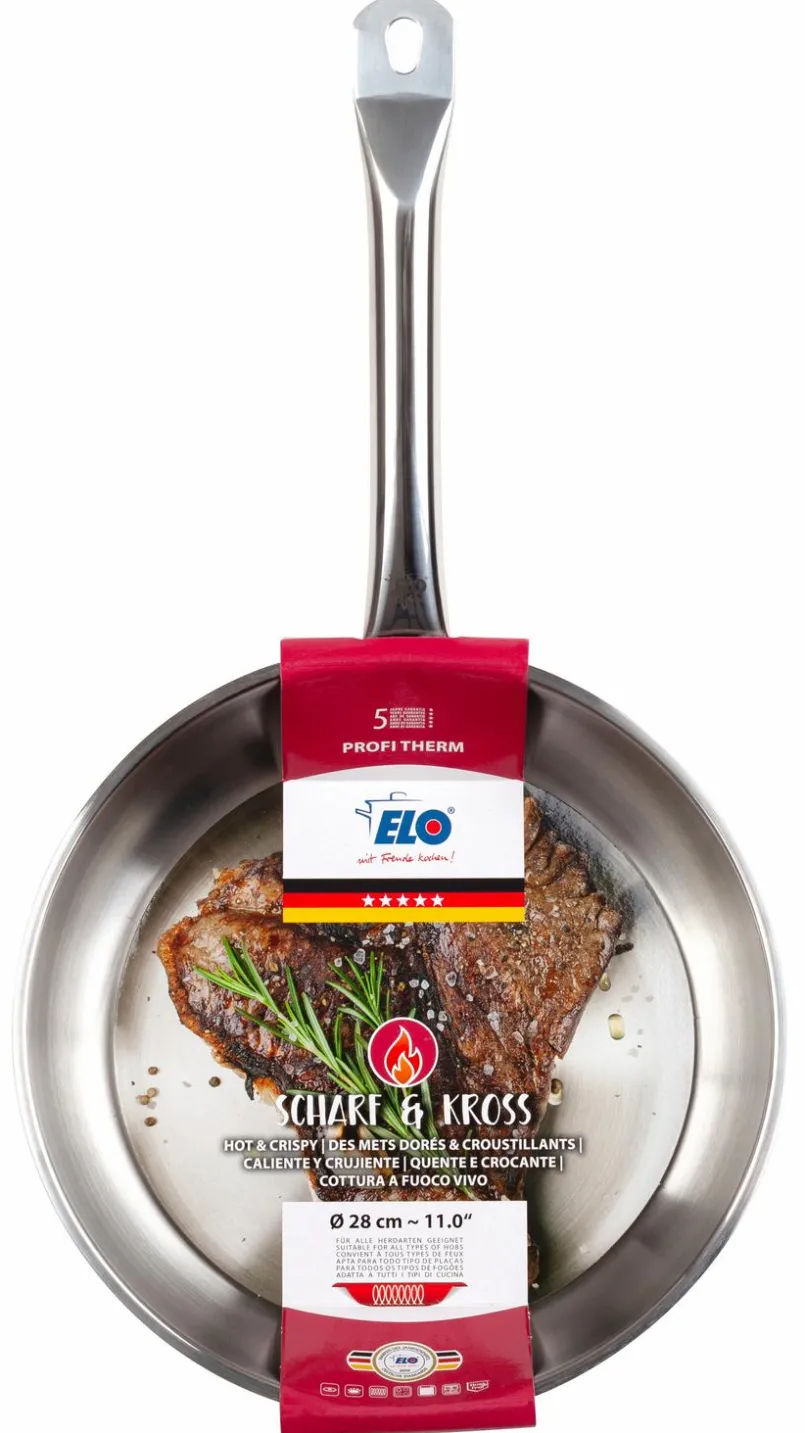 ELO Pfannen-Bratpfanne Profi Therm Ø 28 cm Silber