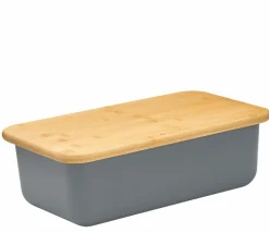 Zassenhaus Brotkästen & Brotkörbe-Brotkasten Loft 40 cm Grau