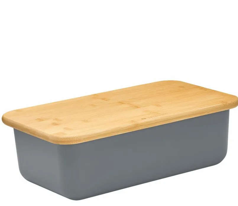 Zassenhaus Brotkästen & Brotkörbe-Brotkasten Loft 40 cm Grau