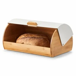 Brotkästen & Brotkörbe-Brotkasten Bamboo 39 x 27 cm Weiß