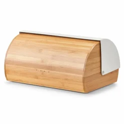 Brotkästen & Brotkörbe-Brotkasten Bamboo 39 x 27 cm Weiß
