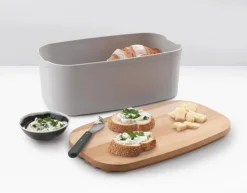 Brotkästen & Brotkörbe-Brotkasten Bready Grau