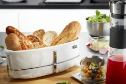 GEFU Brotkästen & Brotkörbe-Brotkorb Brunch Silber