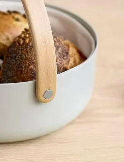 Stelton Brotkästen & Brotkörbe-Brotkorb Emma Grau