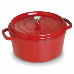 Bräter|STAUB Bräter mit Deckel La Cocotte 28 cm Rot