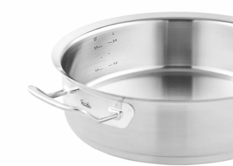Fissler Bräter-Bräter mit Deckel Profi Collection Ø 28 cm Silber