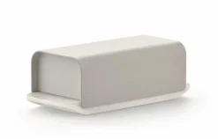 Butterdosen|Alessi Butterdose Mattina Hellgrau