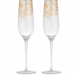 ladelle Gläser-Champagnerglas Comet 2tlg. Gold
