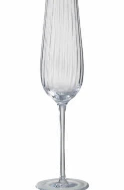 DAHEIM Gläser-Champagnerglas Streifen Transparent
