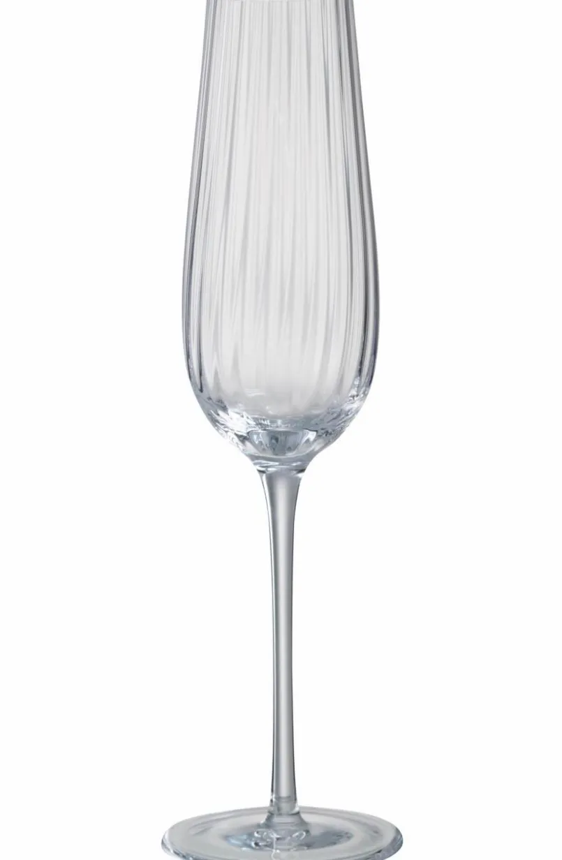 DAHEIM Gläser-Champagnerglas Streifen Transparent