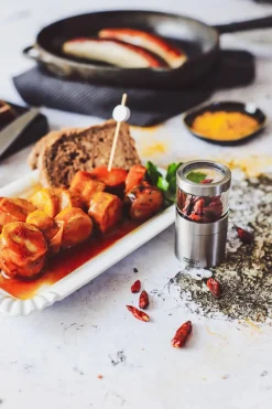 Küchenutensilien|AdHoc Chilischneider Voyage Mini 7,5 cm Silber