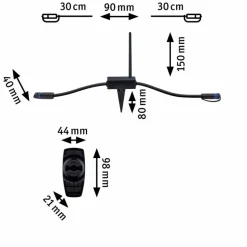 Zubehör|Paulmann Controller mt Fernbedienung Plug & Shine Schwarz