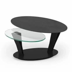 Akante Couchtische-Couchtisch Ovalia Titan