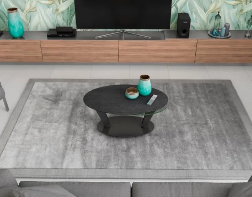 Akante Couchtische-Couchtisch Ovalia Titan