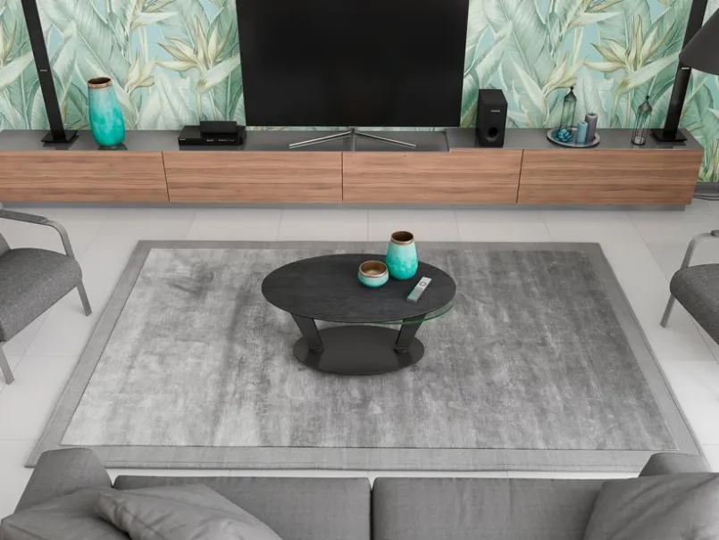 Akante Couchtische-Couchtisch Ovalia Titan