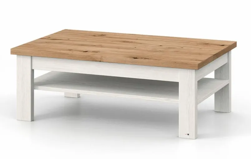 set one by Musterring Couchtische-Couchtisch York Pino-Aurelio / Eiche Artisan