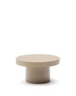 Loungetische|Gartentische|Kave Home Couchtisch Aiguablava Ø 90cm Beach