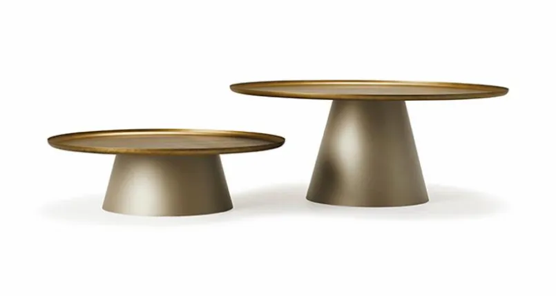 cattelan italia Couchtische-Couchtisch Amerigo Gold