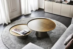 cattelan italia Couchtische-Couchtisch Amerigo Gold
