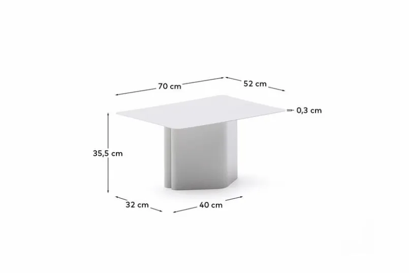 Kave Home Couchtische-Couchtisch Arvin Grau