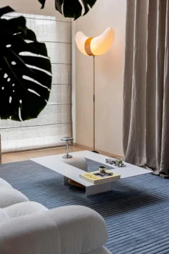 Metallbude Couchtische-Couchtisch Cut Weiß