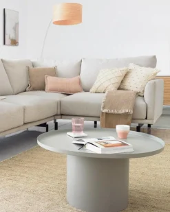 Kave Home Couchtische-Couchtisch Fleksa Grau