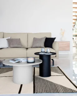 Kave Home Couchtische-Couchtisch Fleksa Grau