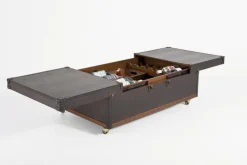KARE DESIGN Couchtische-Couchtisch Globetrotter 75167 Braun