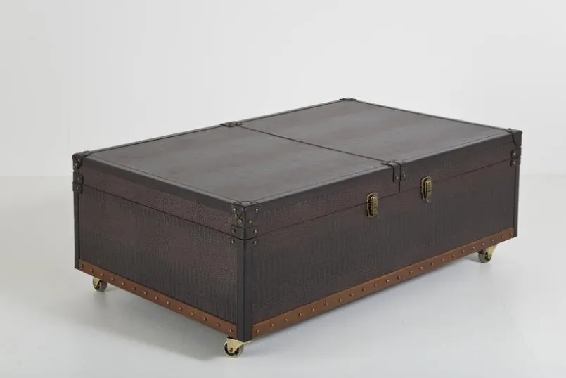 KARE DESIGN Couchtische-Couchtisch Globetrotter 75167 Braun
