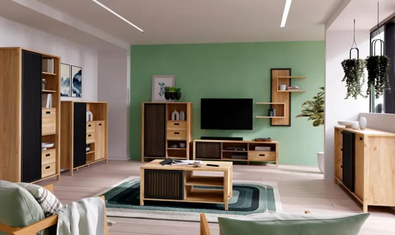 Couchtische|FORTE Couchtisch Jytana Eiche
