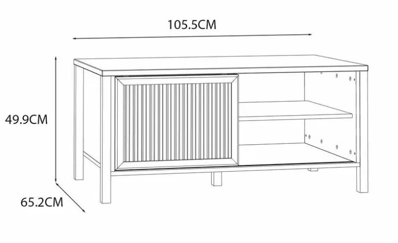 Couchtische|FORTE Couchtisch Jytana Eiche