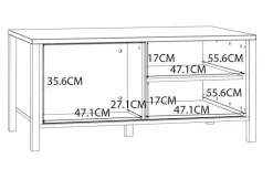 Couchtische|FORTE Couchtisch Jytana Eiche