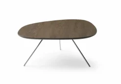 Couchtische|leolux Couchtisch Liliom Nussbaum