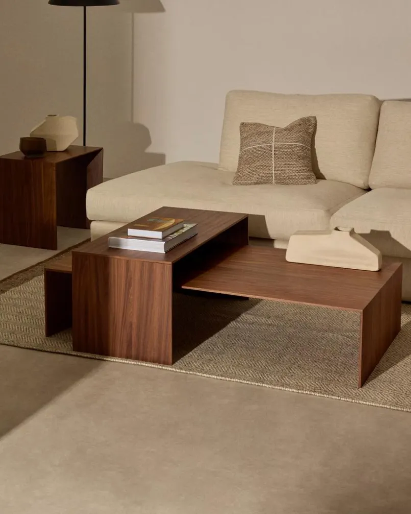 Couchtische|Kave Home Couchtisch Litto Nussbaum