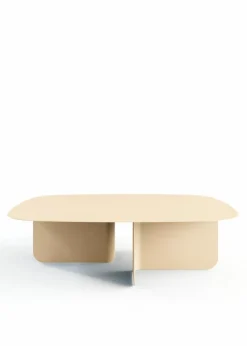 Metallbude Couchtische-Couchtisch Livia Cashew