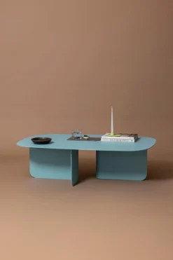 Metallbude Couchtische-Couchtisch Livia Blueberry