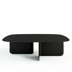 Metallbude Couchtische-Couchtisch Livia Schwarz