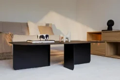Metallbude Couchtische-Couchtisch Livia Schwarz