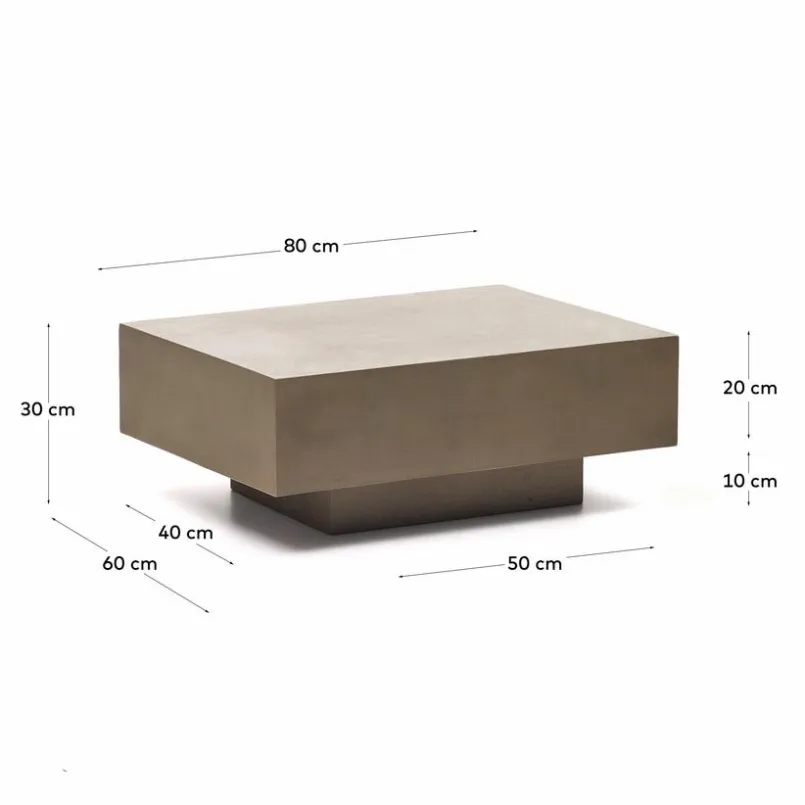 Couchtisch Rustella 80 x 60 cm<Kave Home New