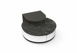 Naos Couchtische-Couchtisch Theta shelf Schwarz