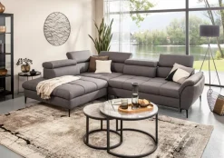 Couchtische|Arteca Couchtisch-Set Napoli Weiß / Grau