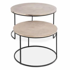 Sormani Couchtische-Couchtisch-Set Andria Gold