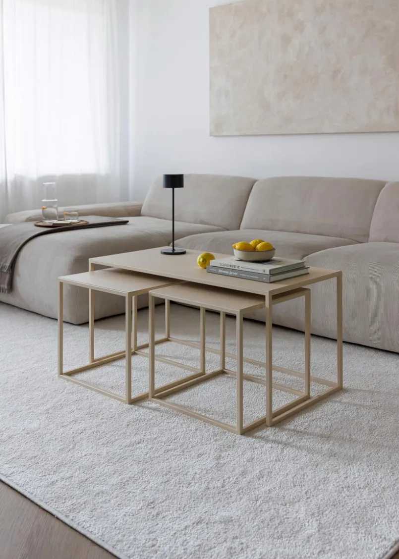 Couchtisch-Set Tre Semnia<Metallbude Outlet
