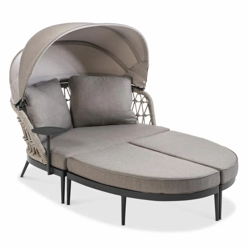 Segarda Sonneninseln|Sonneninseln-Daybed Muses Lounge Daybed Grau