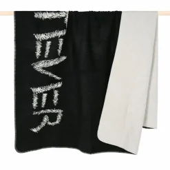 Kuscheldecken|Decken|pad Decke Letters 150 x 200 cm Black