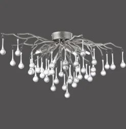 Deckenleuchten|Paul Neuhaus Deckenleuchte Icicle Silber