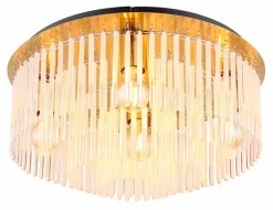 Globo Deckenleuchten-Deckenleuchte Gorley Gold